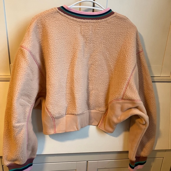 Urban outfitters Sherpa crop top hoodie - Picture 4 of 5